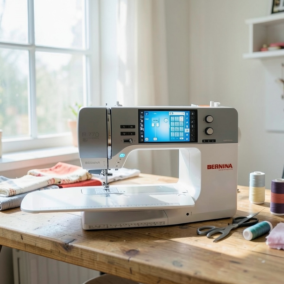 Швейная машина с вышивальным модулем BERNINA B770 QE Swiss Home Tailor
