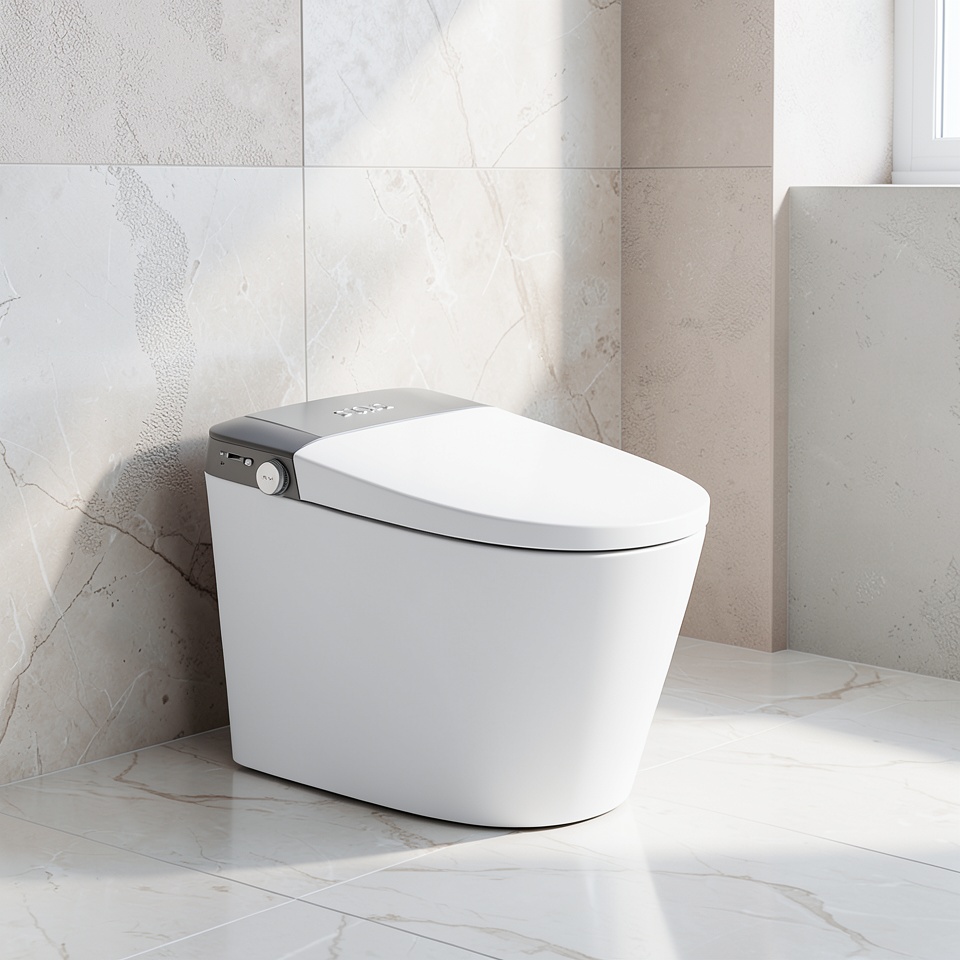 Умный унитаз Jomoo ZS-7001 базовая комплектация белый экран