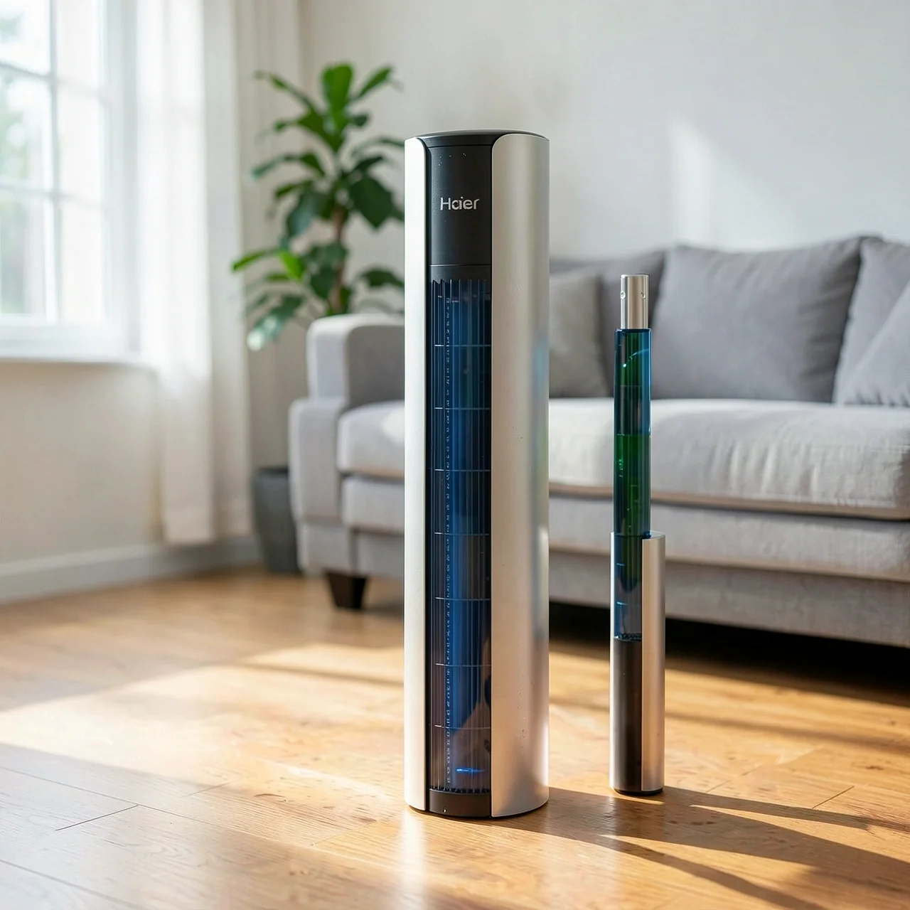 Вентилятор башенный Haier FZJ1102A с ДУ