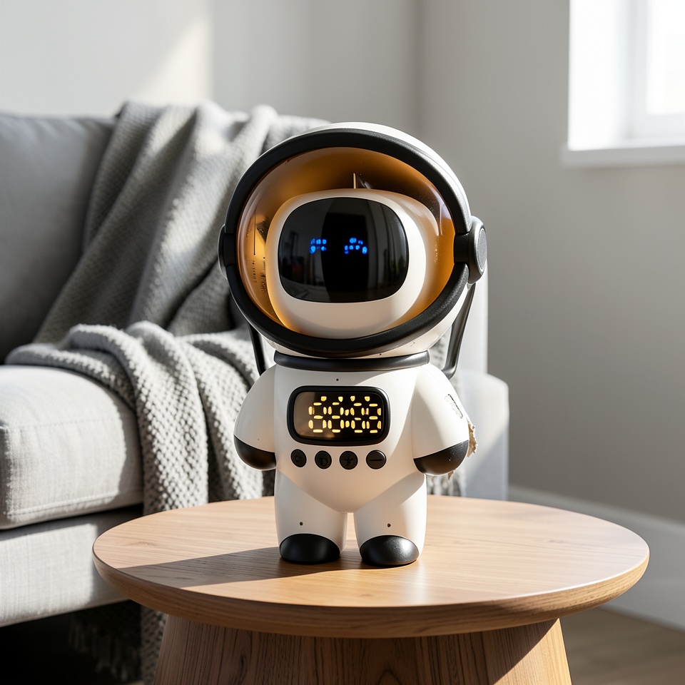 Умная AI-колонка Робот-астронавт белый