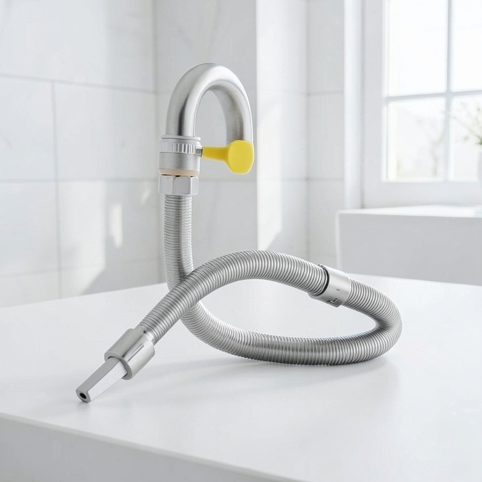 Удлинитель для крана Wise Bath из нержавеющей стали 304, универсальный, 200 см