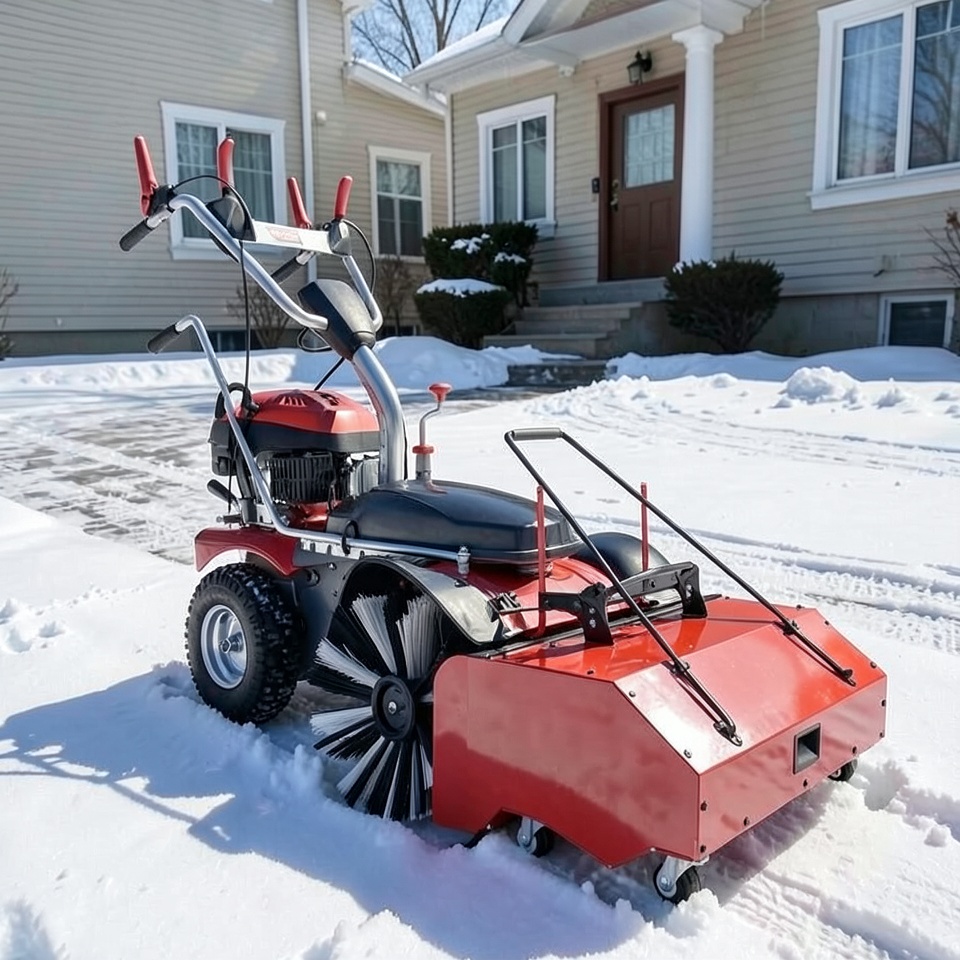 Бензиновая ручная уборочная машина для снега и мусора RS3565D