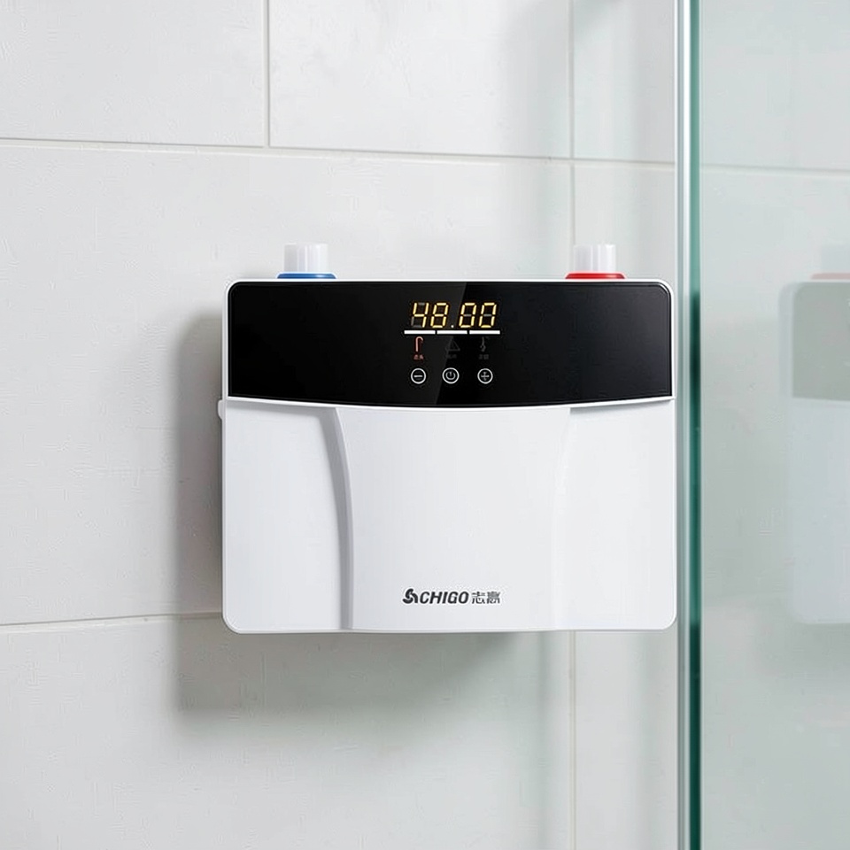 Водонагреватель Chigo ZG_KB518 черно-белый 5500W