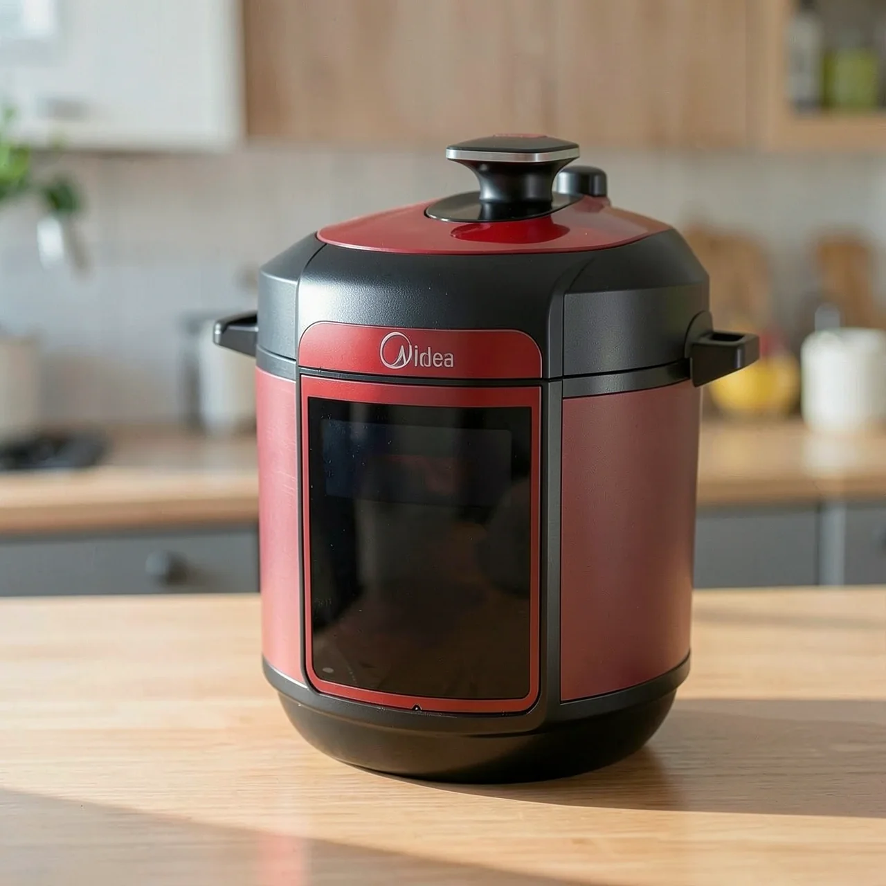 Скороварка Midea с черным кристаллическим вкладышем