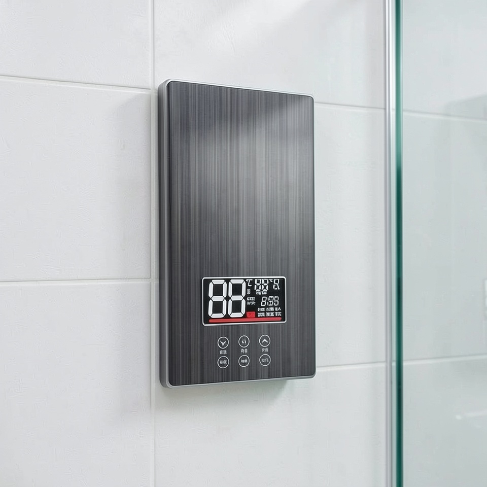 Водонагреватель белый 6000W с коробкой кабеля