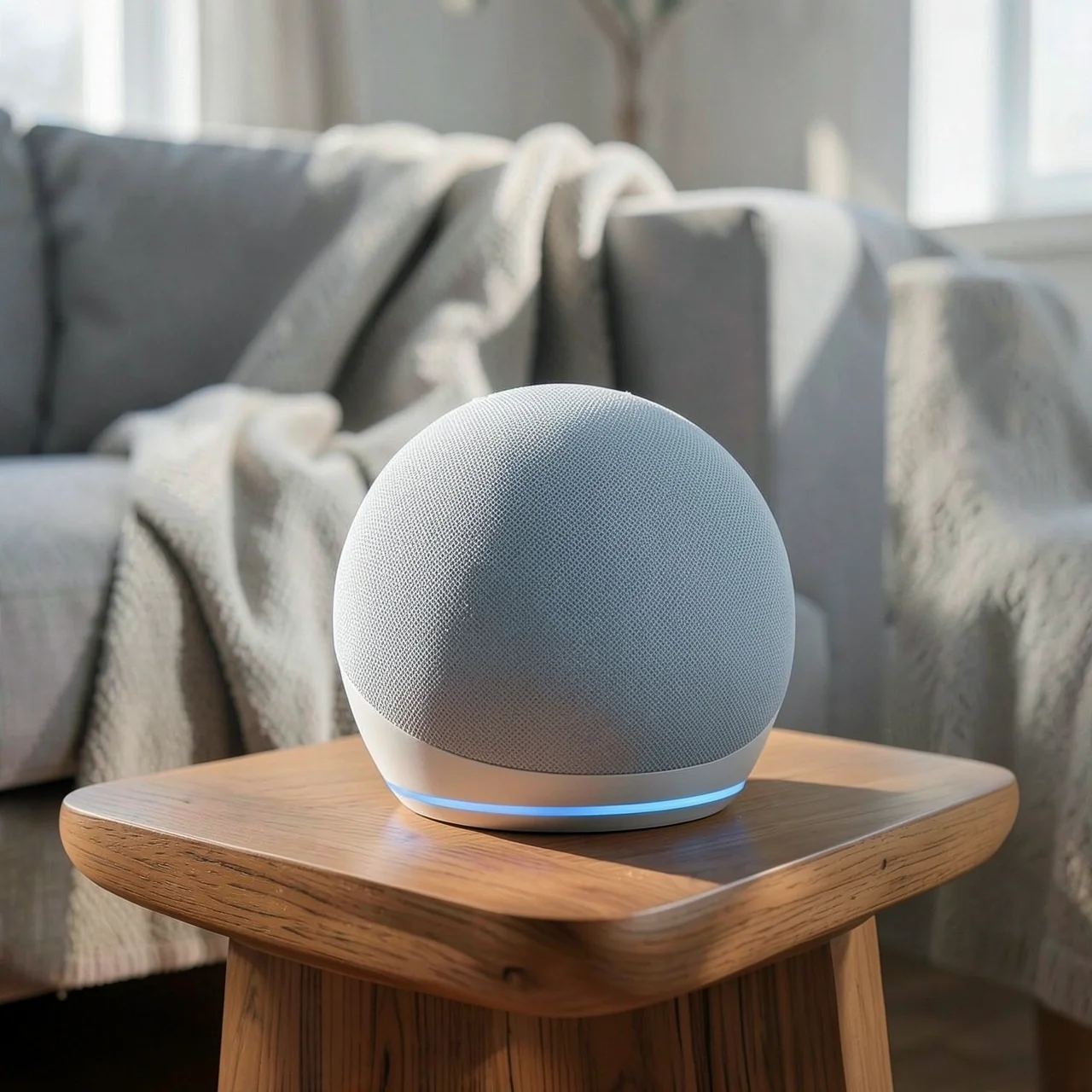 Умная колонка Amazon Echo Pop голубая