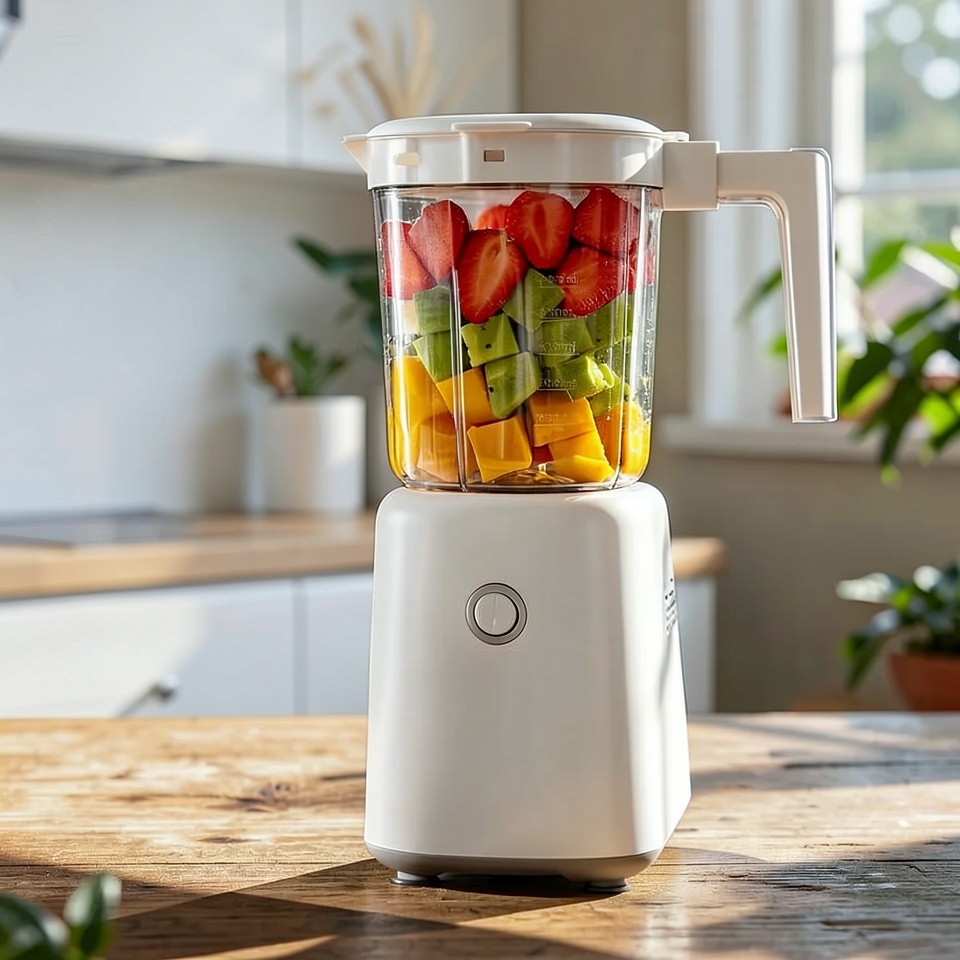 Кухонный измельчитель-блендер Midea MJ-WBL2501B белый