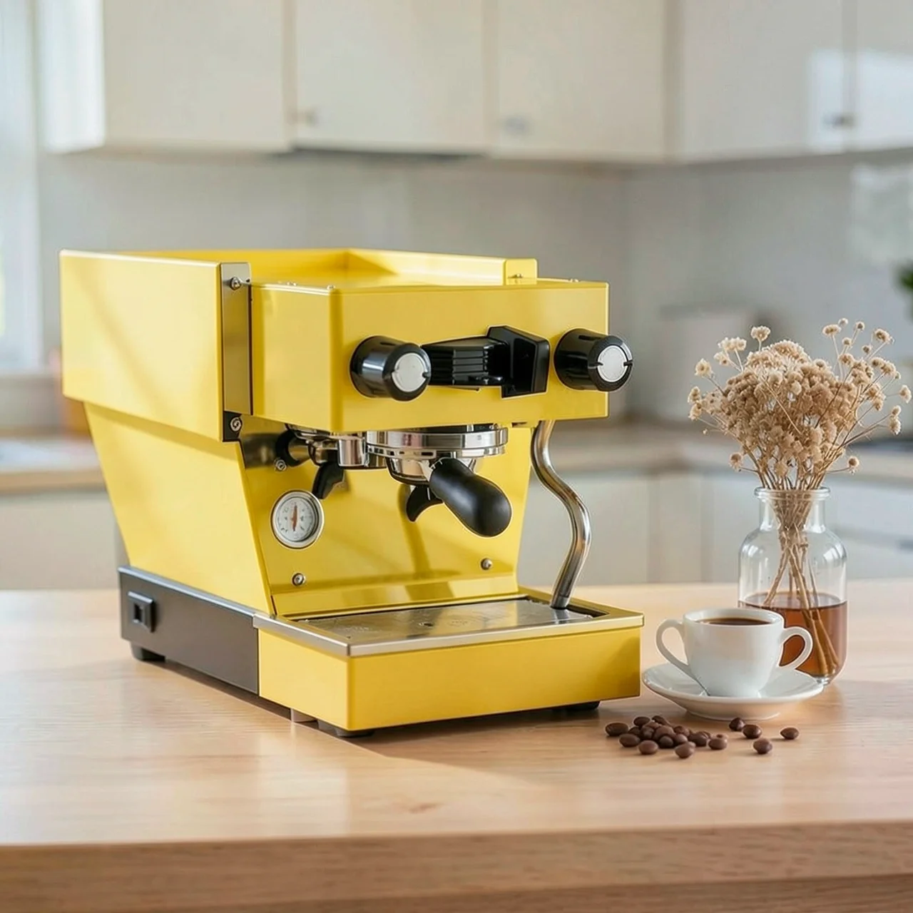 Кофемашина La Marzocco Linea Micra желтая