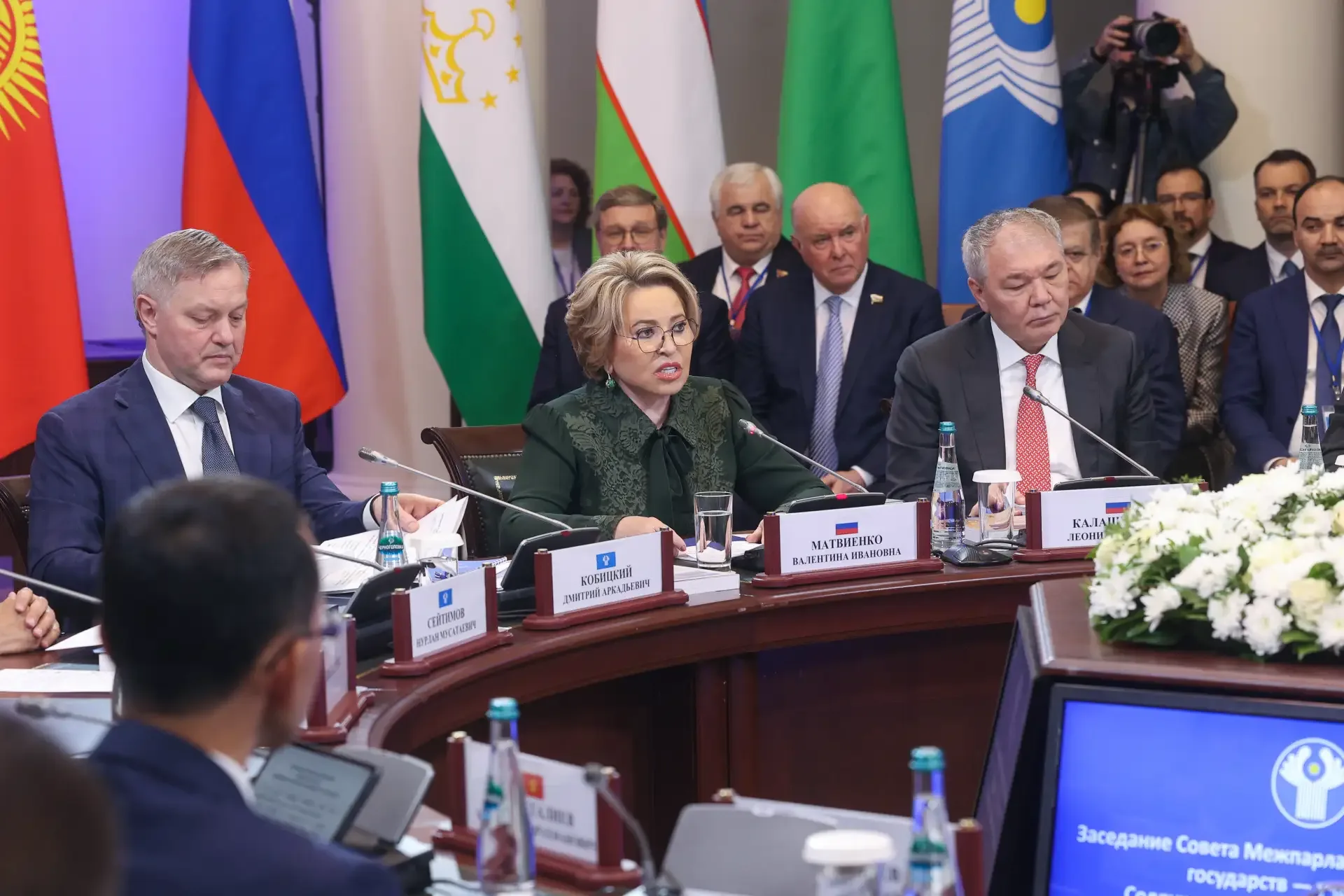 Валентина Матвиенко провела в Санкт-Петербурге заседание Совета МПА СНГ  Председатель Совета МПА СНГ