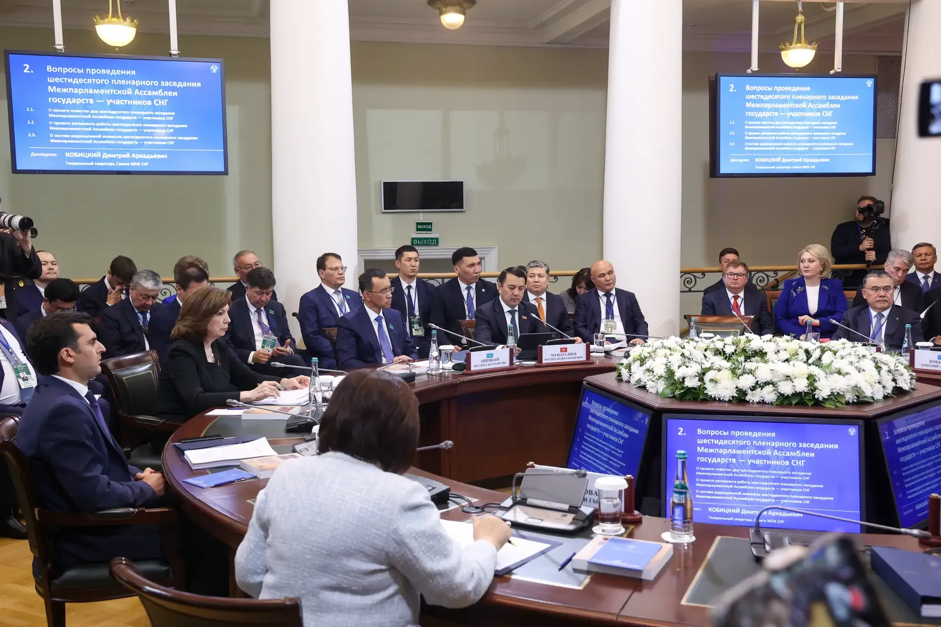 Валентина Матвиенко провела в Санкт-Петербурге заседание Совета МПА СНГ  Председатель Совета МПА СНГ