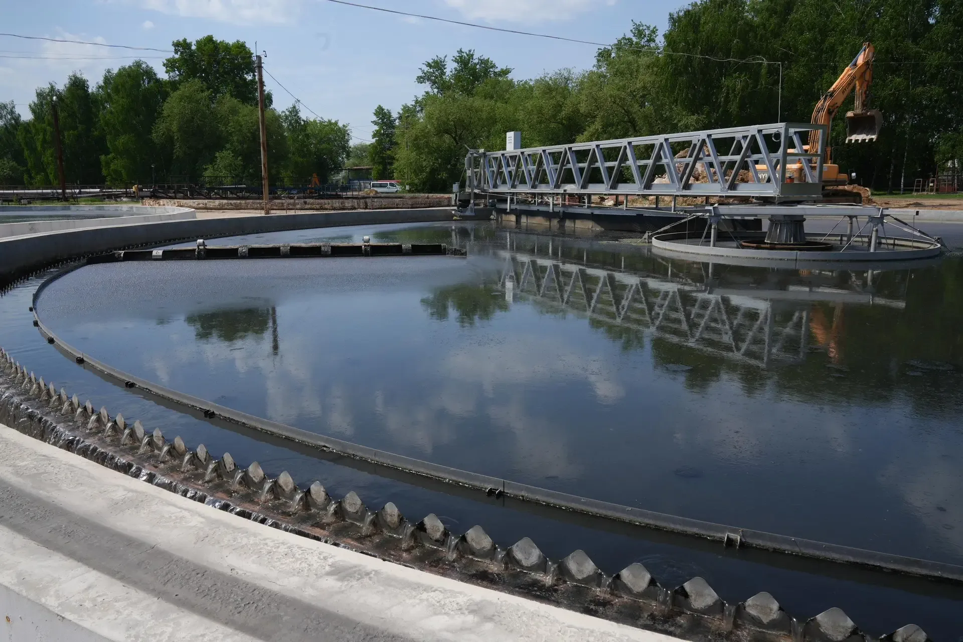 💧В Коломне реконструируем городские очистные сооружения у поселка Сергиевский. Основные работы завер