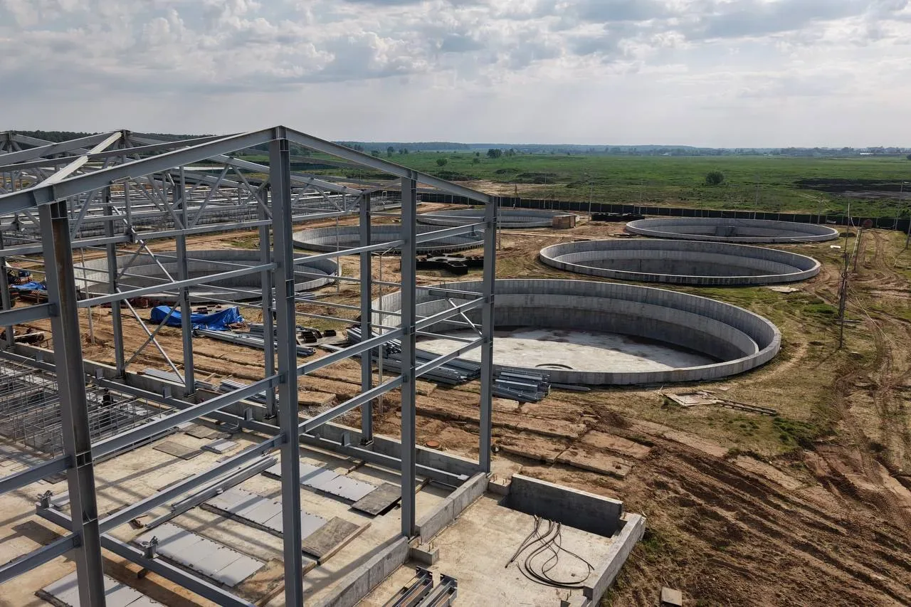 💧В Коломне реконструируем городские очистные сооружения у поселка Сергиевский. Основные работы завер