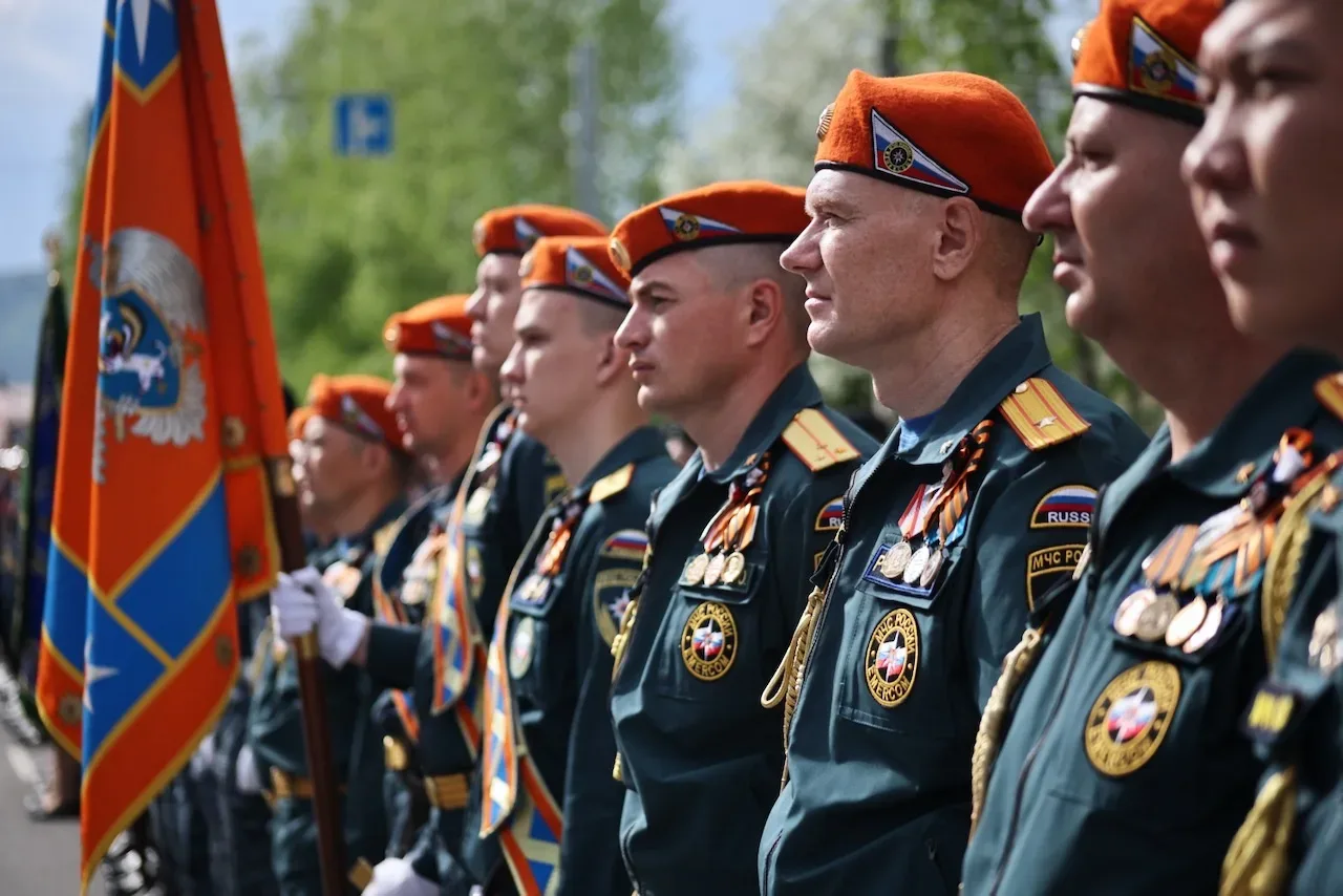 В День Великой Победы «Бессмертный полк» традиционно прошел по всей Республике.  В Горно-Алтайске уч