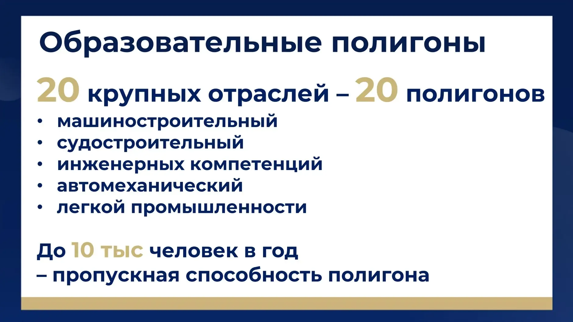Среди десяти национальных проектов, которые реализуются в городе сегодня, особое значение имеют «Мол