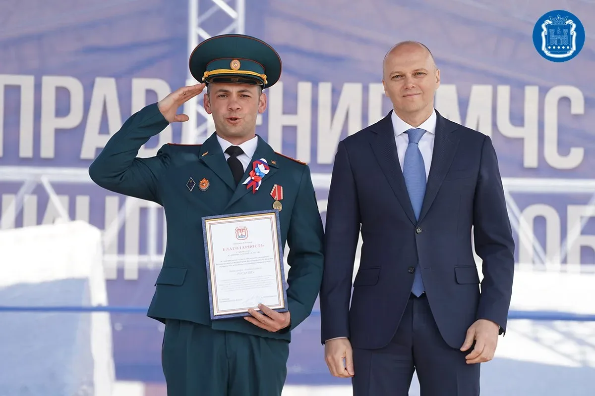 В Калининграде отметили День пожарной охраны России.   Торжественное мероприятие к 377-летию этой сл