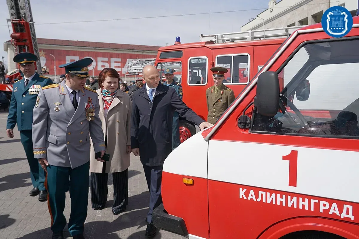 В Калининграде отметили День пожарной охраны России.   Торжественное мероприятие к 377-летию этой сл
