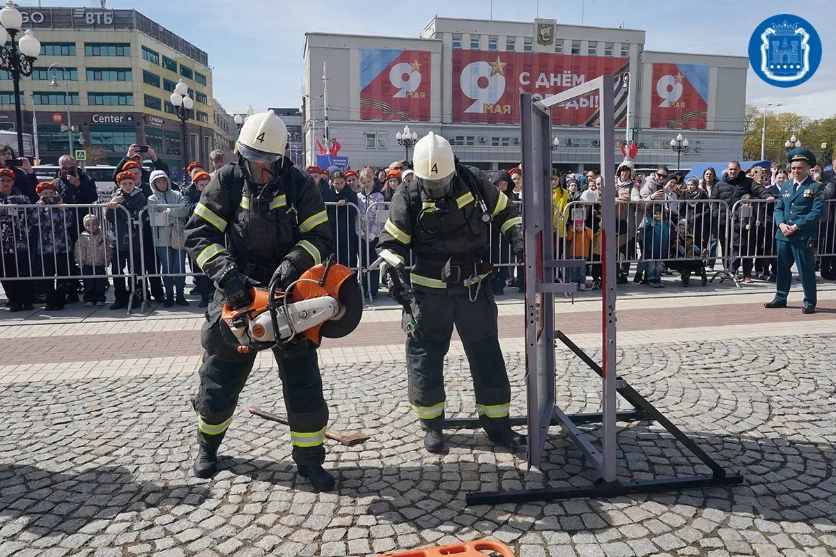 В Калининграде отметили День пожарной охраны России.   Торжественное мероприятие к 377-летию этой сл