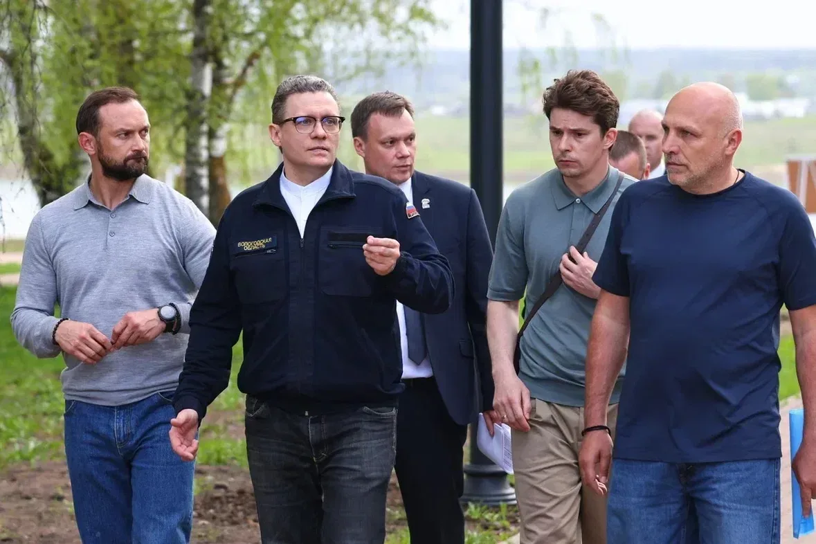 Губернатор Вологодской области Георгий Филимонов оценил ход благоустройства Советского проспекта и п