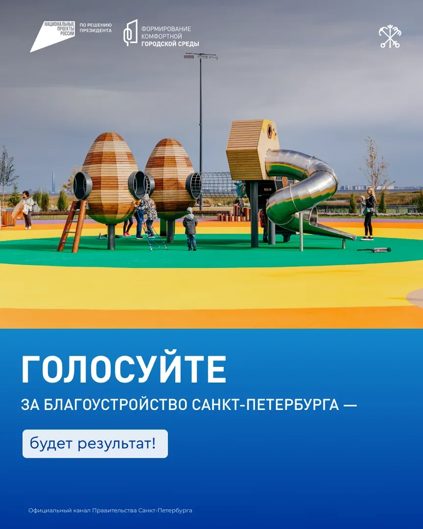 Благодаря проекту «Формирование комфортной городской среды» в Петербурге за 7 лет создали 346 общест
