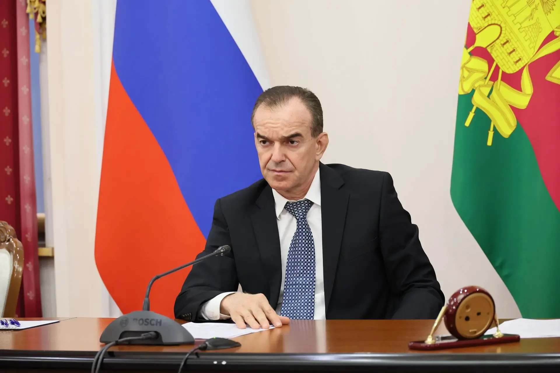 Вениамин Кондратьев встретился с первым заместителем Министра здравоохранения России Виктором Фисенк