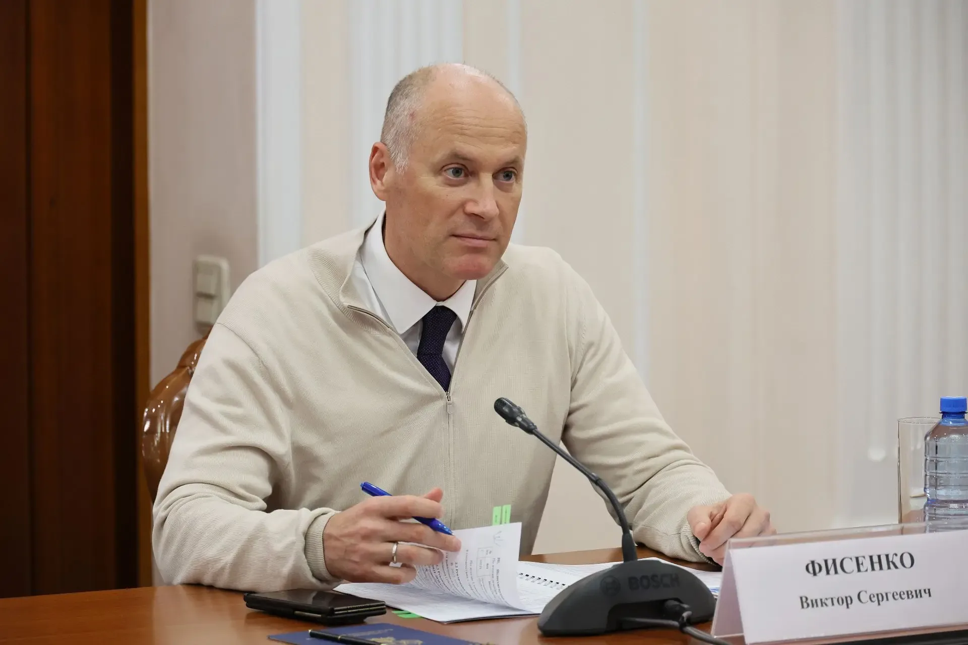 Вениамин Кондратьев встретился с первым заместителем Министра здравоохранения России Виктором Фисенк