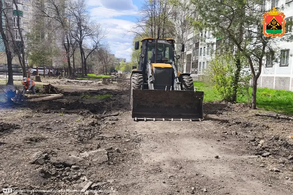 Стартовали работы по благоустройству объектов, которые выбрали кузбассовцы в прошлом году   До конца