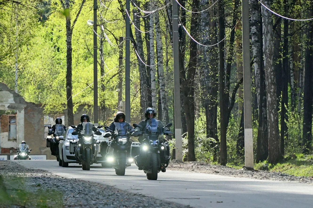 🏍 Завершили мотопробег в честь 81-й годовщины Победы в Великой Отечественной войне. Проехали почти 1