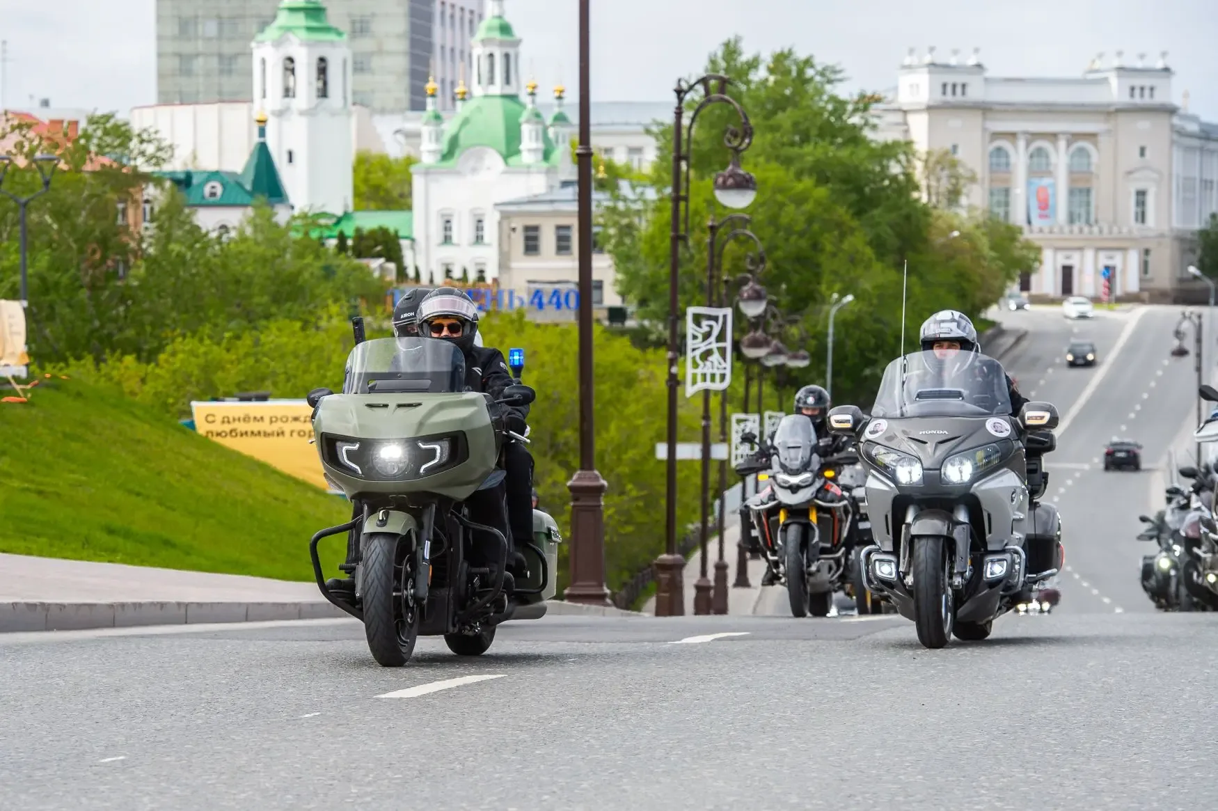 🏍 Завершили мотопробег в честь 81-й годовщины Победы в Великой Отечественной войне. Проехали почти 1
