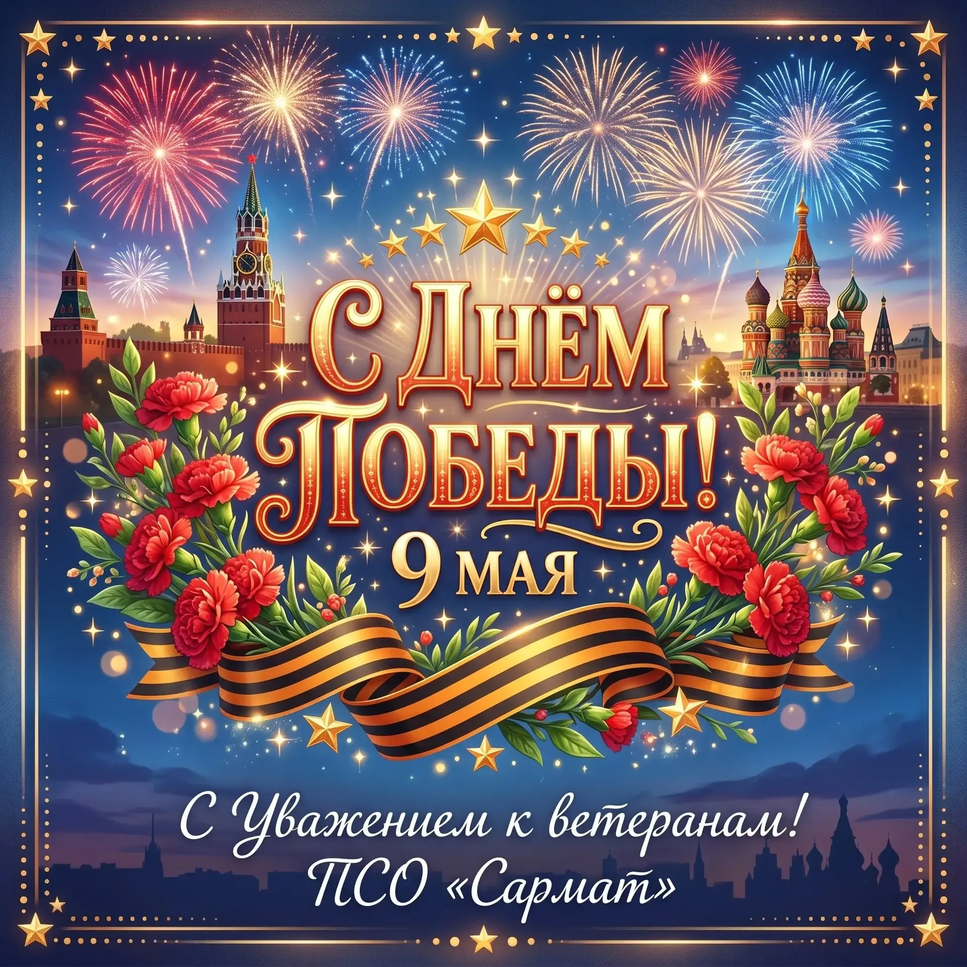 Сегодня мы отмечаем один из самых светлых и значимых праздников — День Великой Победы! 🎉 Этот день н