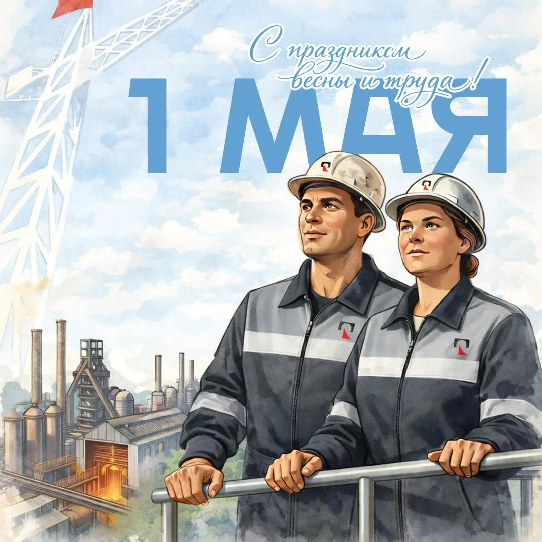 📅 С Первомаем!  Мы в РУСАЛе с уважением относимся к каждому, кто своим трудом двигает мир вперёд. Ос
