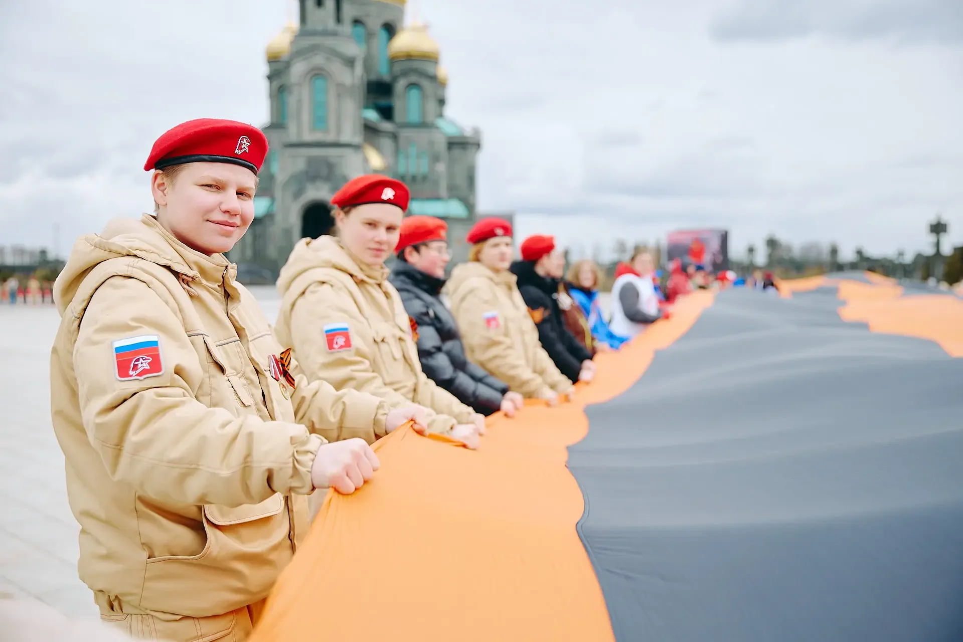 Юнармейцы приняли участие в акции «Послание победителей: связь поколений 1945-2045»🙌🏻  Мероприятие п