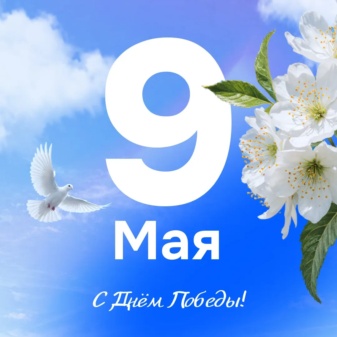 🕊 С Днём Великой Победы!  9 Мая — день, который связывает все поколения нашей страны чувством благод