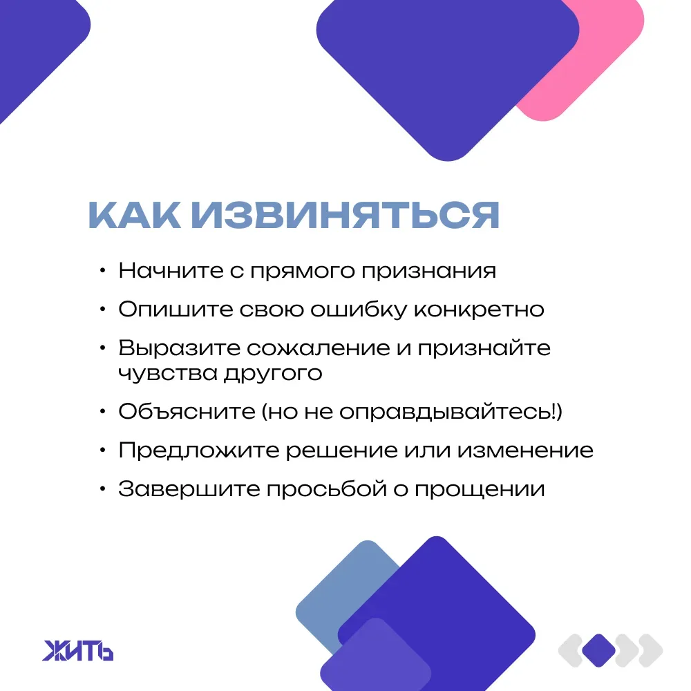 Извинение — это не просто слова «прости» или «извини». Это способ восстановить доверие и показать, ч