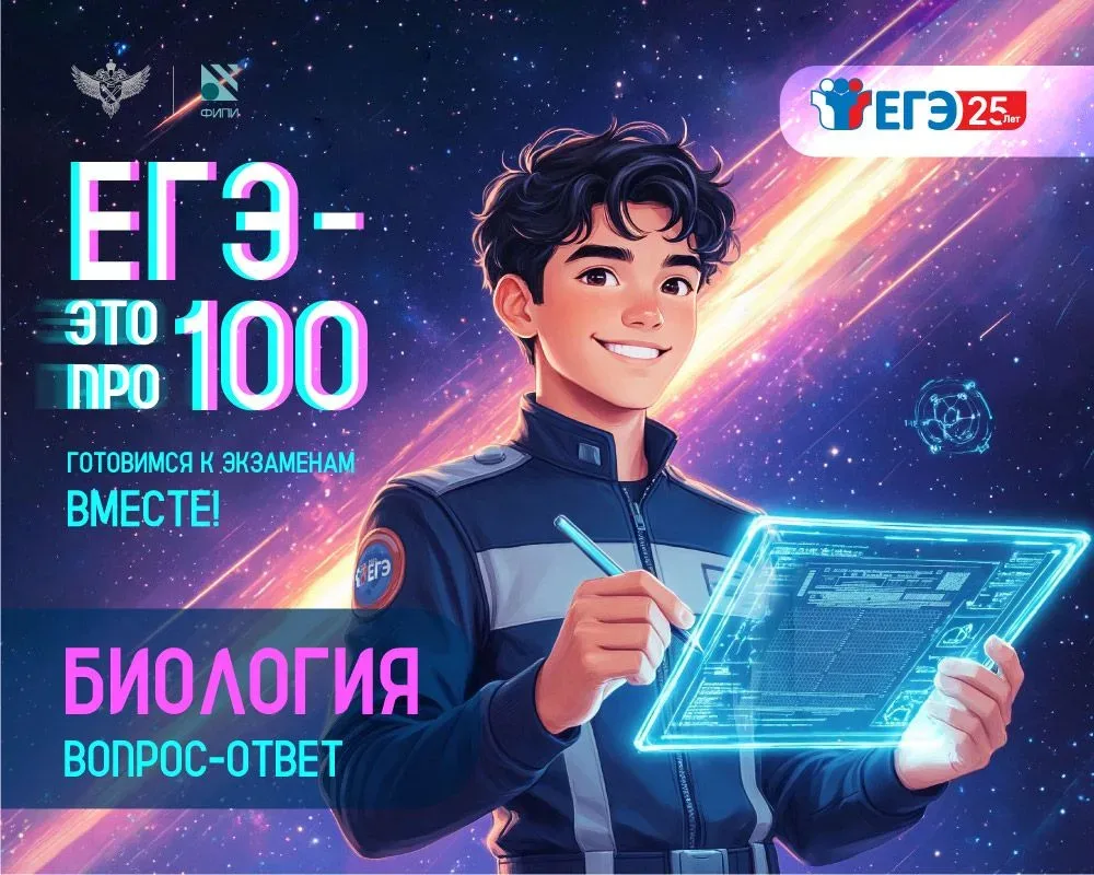 Заключительный день онлайн-марафона «ЕГЭ – это про100!» открыл эфир, посвященный экзамену по биологи