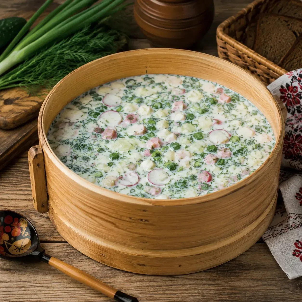 С квасом, кефиром, айраном или минералкой?  Как сделать окрошку не только вкусной, но и полезной? Ра