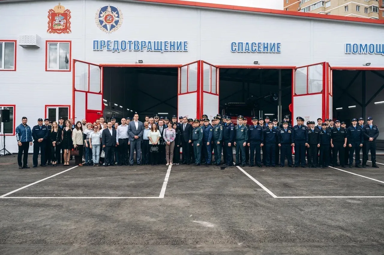 🚒 В микрорайоне Богородский сегодня открыли новое пожарное депо  Для левобережной части Щёлково это 