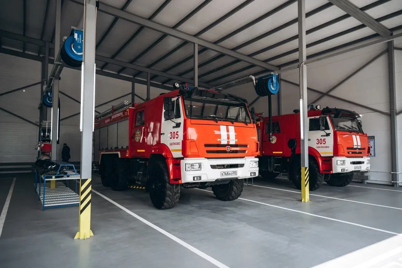 🚒 В микрорайоне Богородский сегодня открыли новое пожарное депо  Для левобережной части Щёлково это 