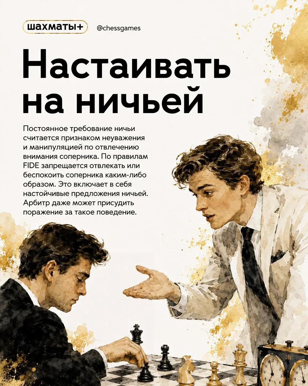 🤨♟ Дурной тон в шахматах: признаки неэтичного поведения за доской  Культура шахмат предполагает не т