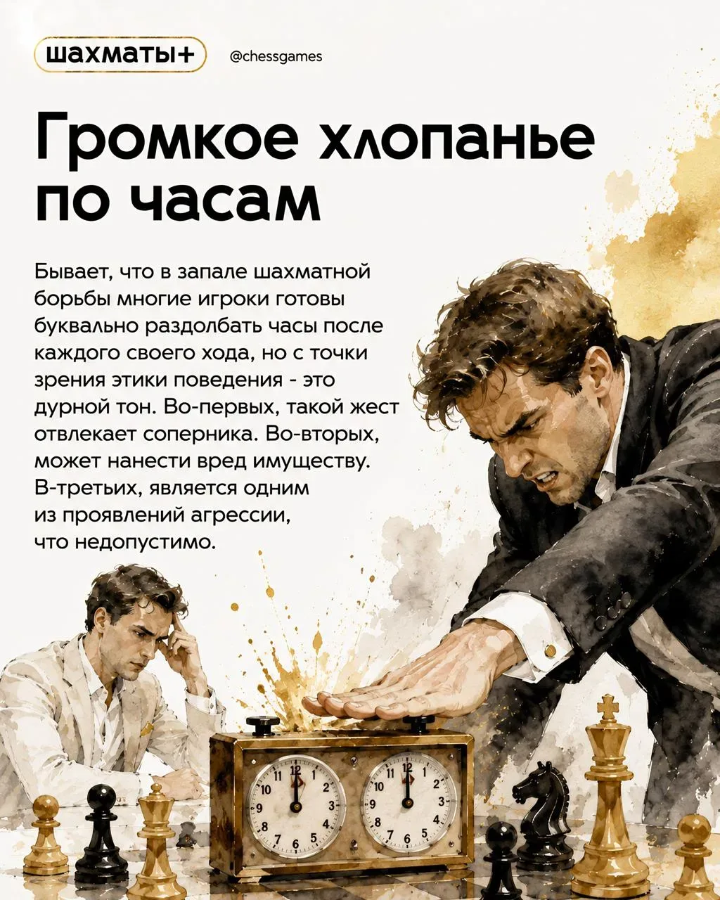 🤨♟ Дурной тон в шахматах: признаки неэтичного поведения за доской  Культура шахмат предполагает не т