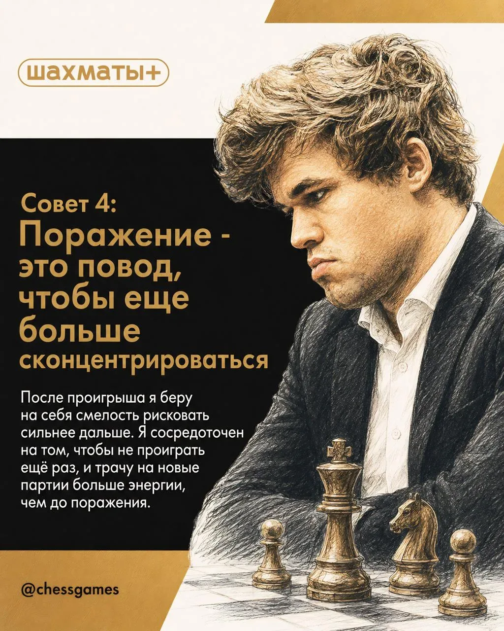 ♟  7 Советов Магнуса Карлсена, которые помогут вам играть лучше  Если бы 16-й чемпион мира составлял