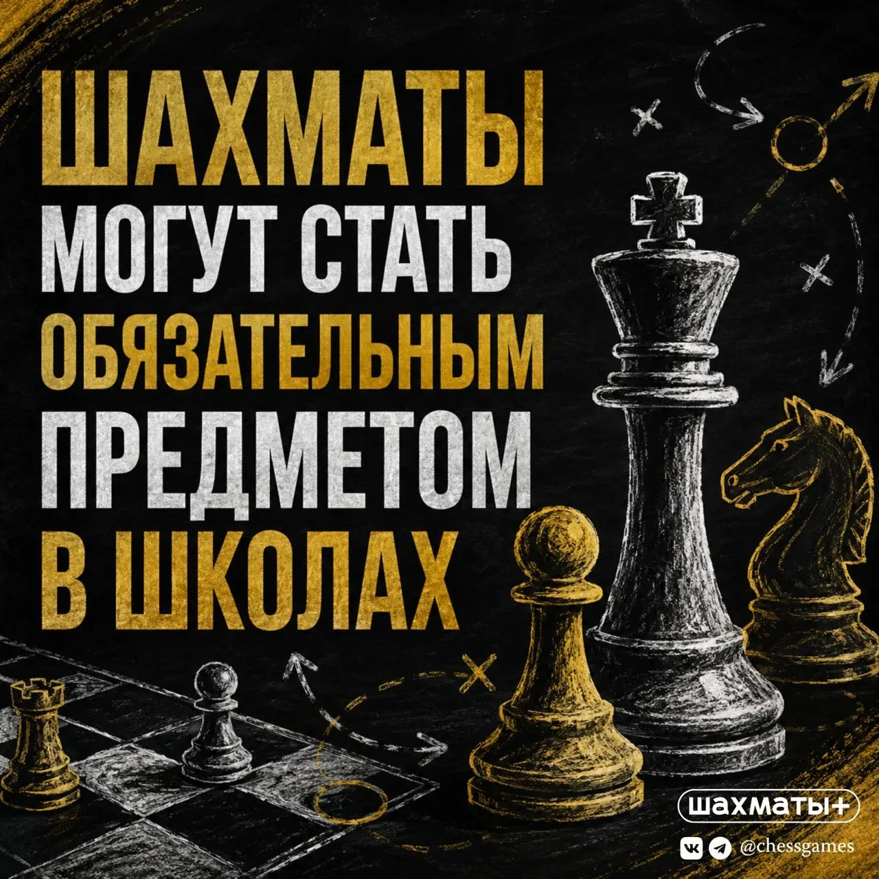 ♟  Шахматы могут стать обязательным предметом во всех российских школах  На днях заместитель секрета