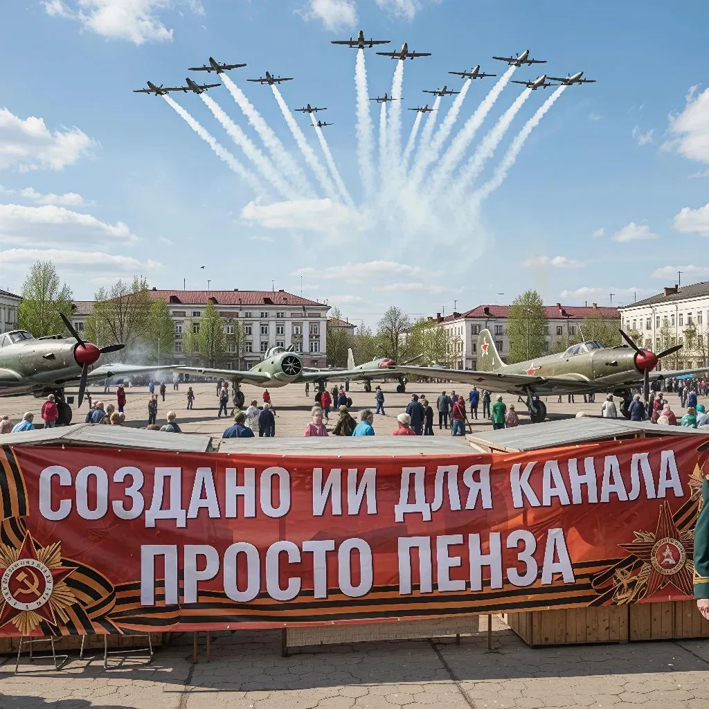 В Пензе назвали стоимость организации авиашоу в День Победы.  На портале госзакупок размещен тендер 