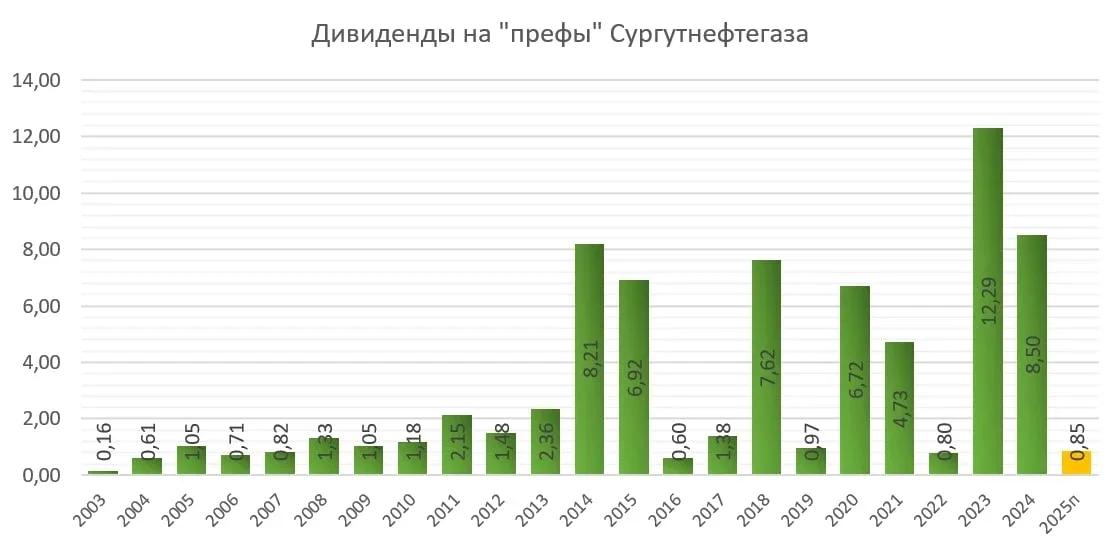 Совет директоров Сургутнефтегаза рекомендовал дивиденды за 2025 год 0.85 руб. на обыкновенные и прив