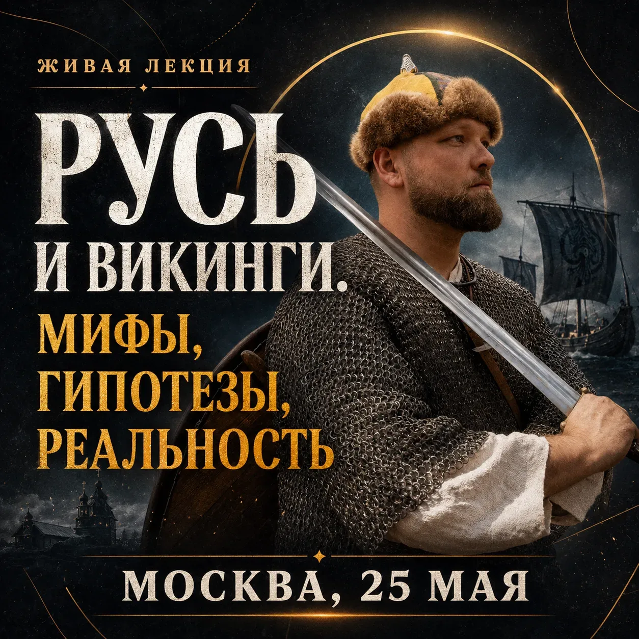 Викинги основали Русь — или это всего лишь красивый миф?  25 мая приглашаем на лекцию «Русь и викинг