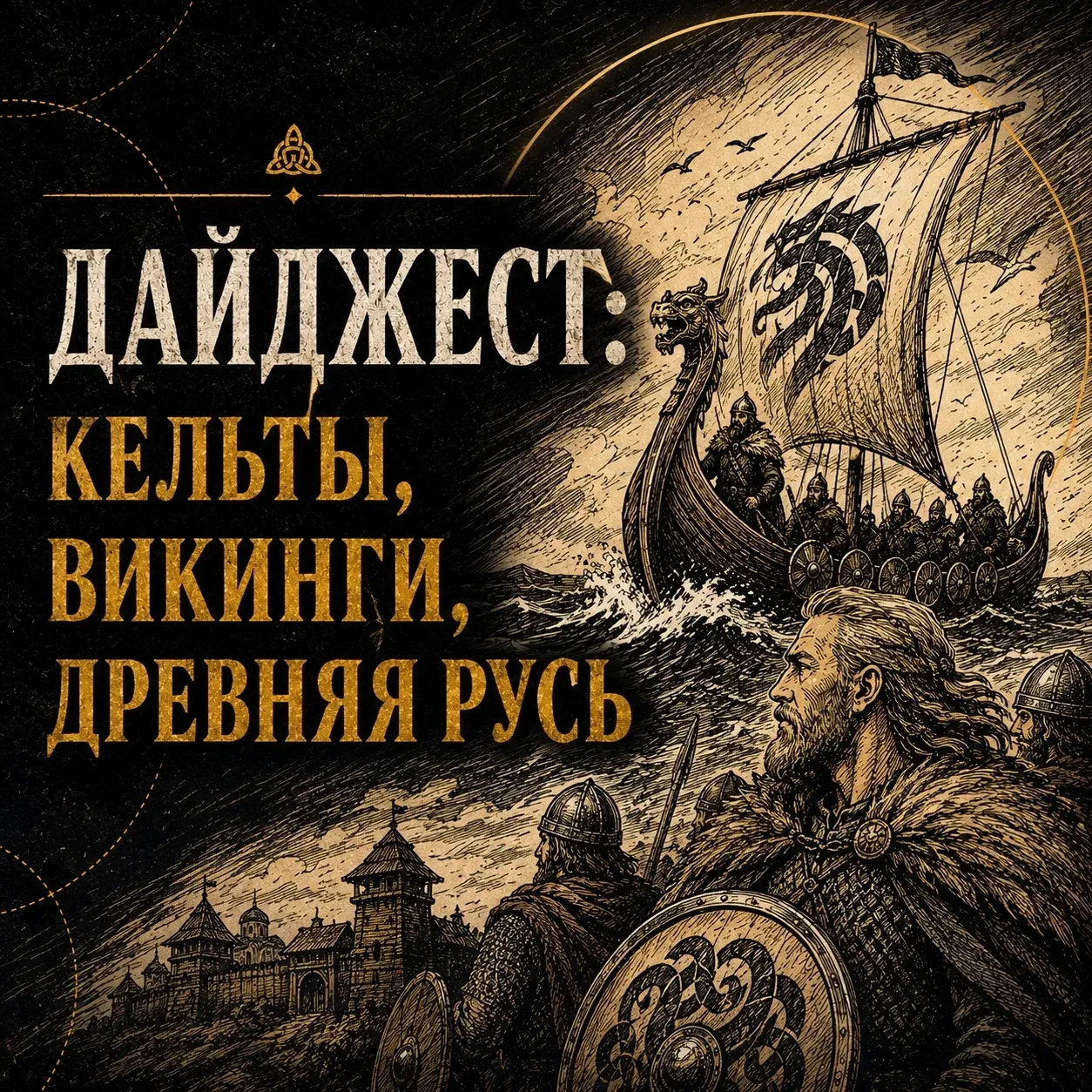 Предлагаем погрузиться в захватывающие подкасты и лекции Василия Новикова — о кельтах, викингах, дре