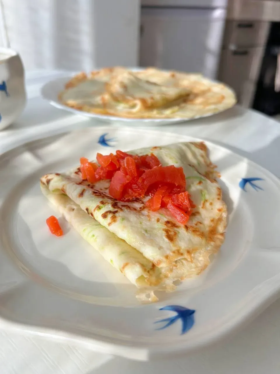 Доброе утро, мои хорошие ❤️  Эти кабачковые блинчики подойдут и для сладкой начинки и для соленой. М