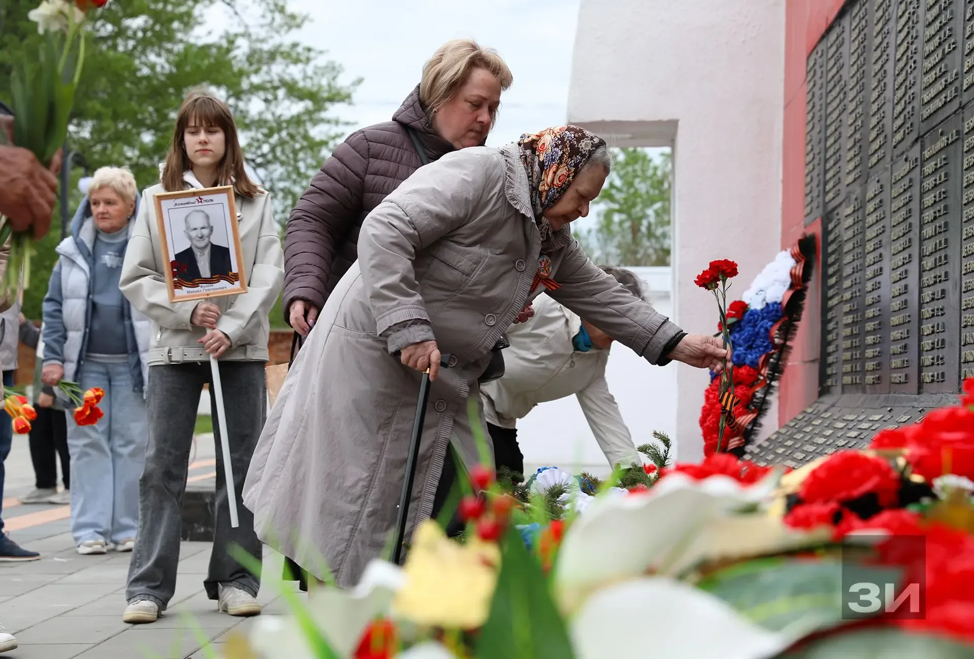 В Данкове в День Победы почтили память погибших в годы Великой Отечественной войны.  Жители Данковск