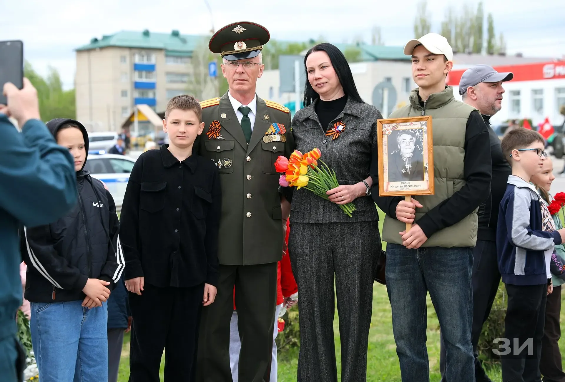 В Данкове в День Победы почтили память погибших в годы Великой Отечественной войны.  Жители Данковск