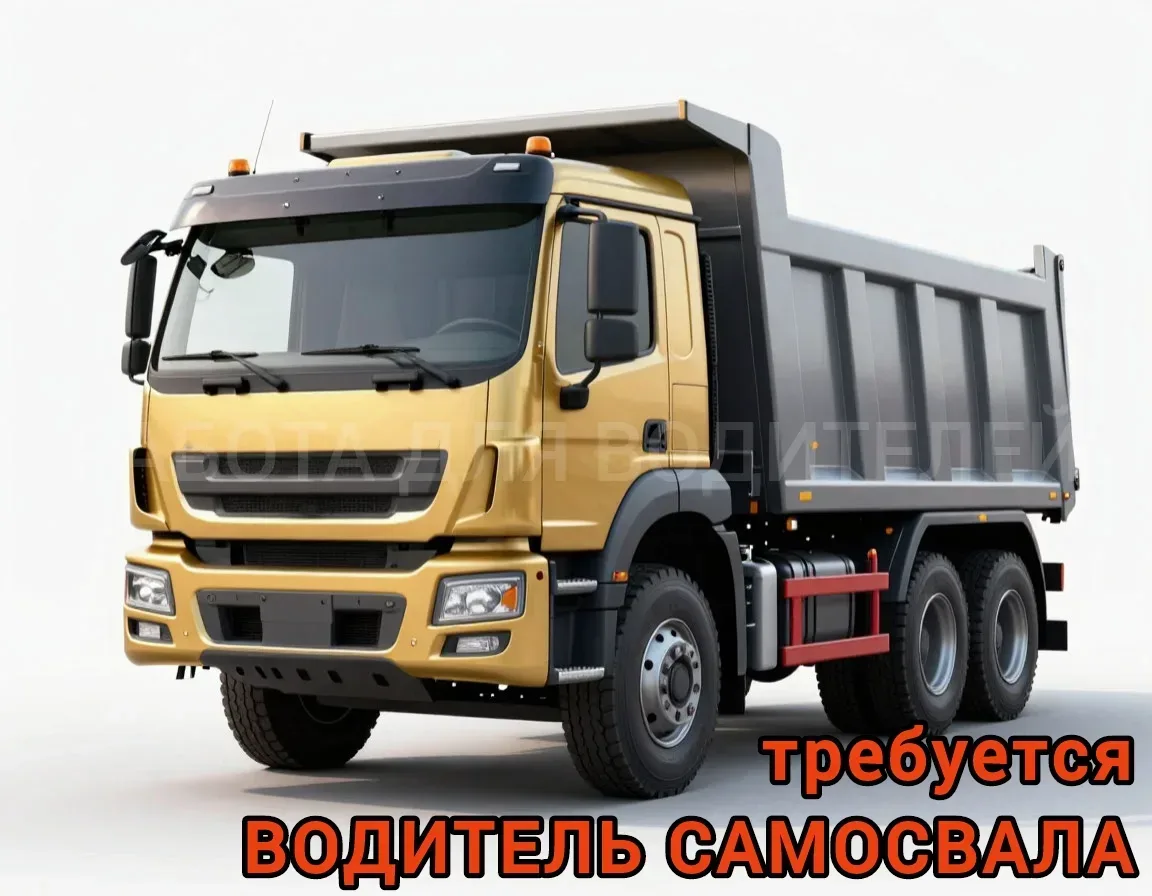 Вакансия ✅ Водитель на Самосвал Красногорск, Московская область  👉 Зарплата от 200000руб. на руки за