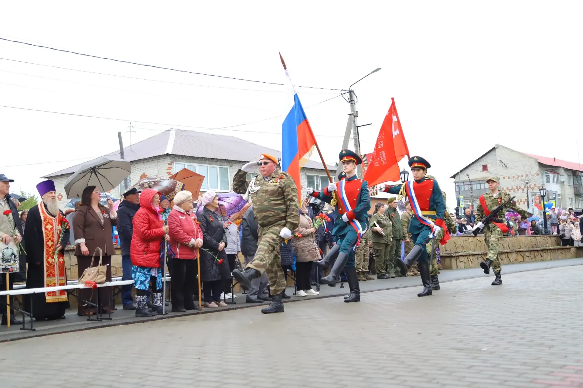 Торжественный митинг, посвящённый 81-й годовщине Победы в Великой Отечественной войне состоялся у об